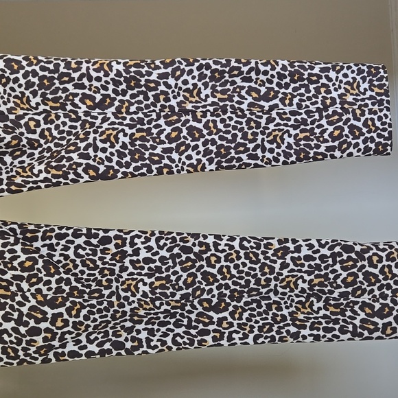 J.Crew Snow Leopard Print Slim Ankle Pants 0 High Rise Preppy Animal Trousers - Picture 12 of 16